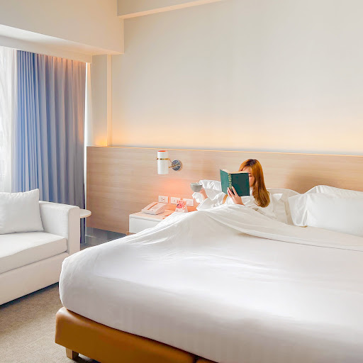 Minimalist luxury hotel room